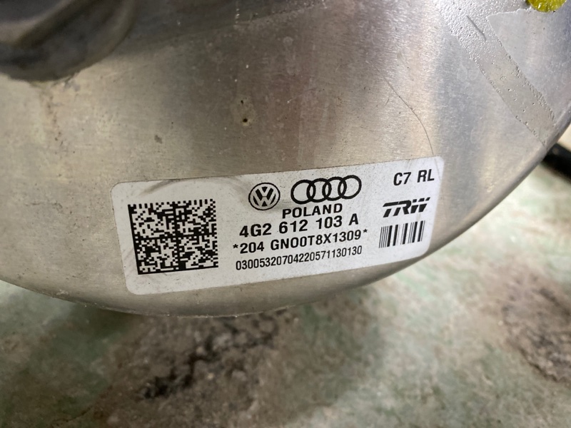 Вакуумный усилитель AUDI A7 SPORTBACK 2011 4G