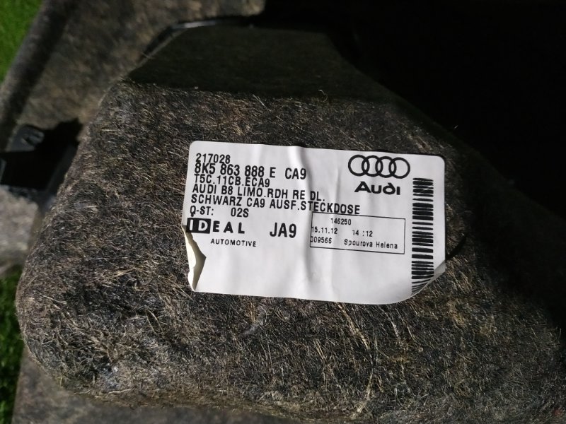 Обшивка багажника AUDI A4 2013 B8