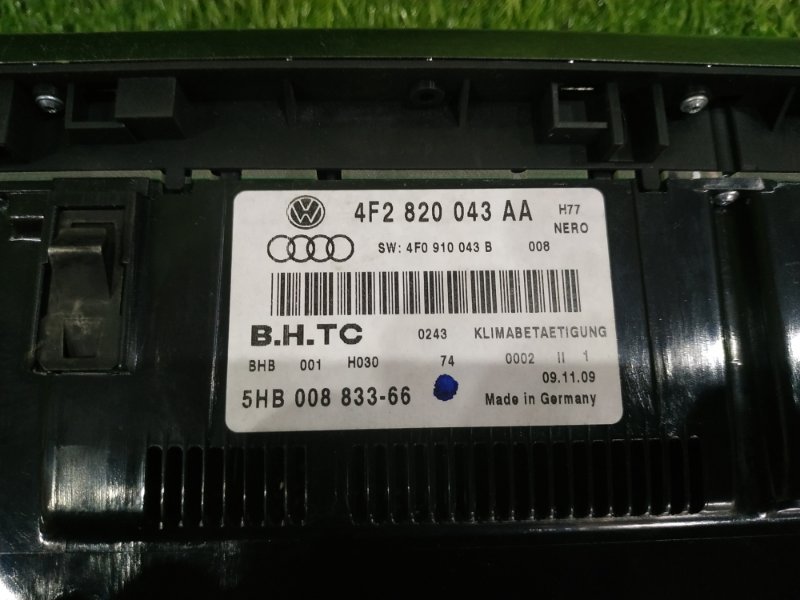 Блок управления климат-контролем AUDI A6 C6 2010 4F2
