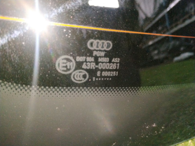 Стекло заднее AUDI A6 C7 2012 4G