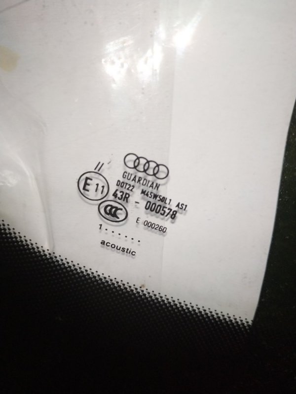 Стекло лобовое AUDI A6 C7 2012 4G