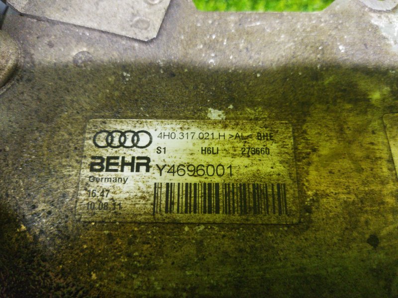 Теплообменник AUDI A8 2011 D4
