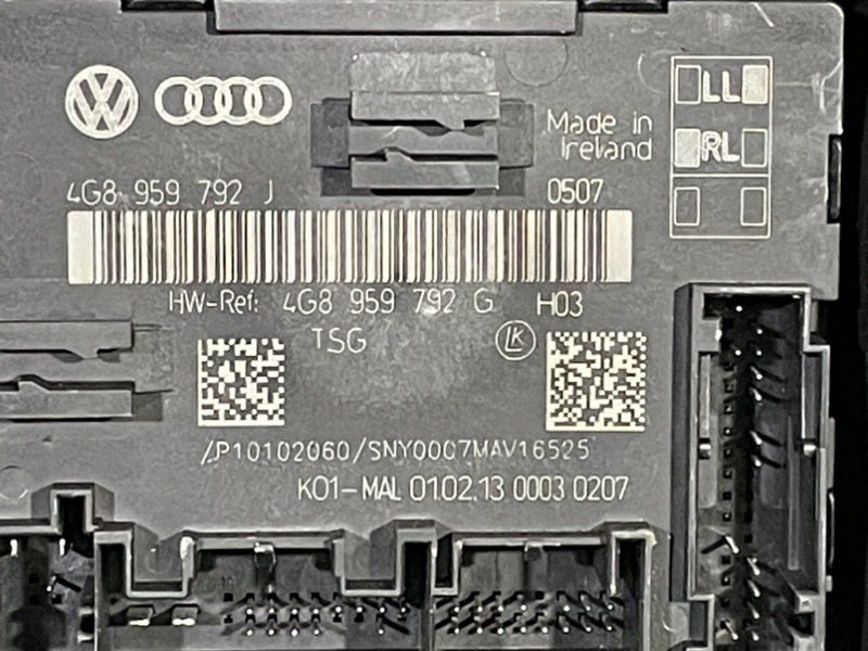 Блок управления дверьми AUDI S7 SPORTBACK 2013 4G