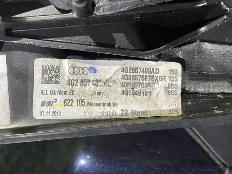 Зеркало AUDI A6 C7 2013 4G