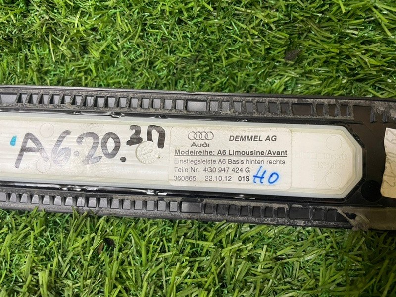 Накладка порога AUDI A6 C7 2013 4G