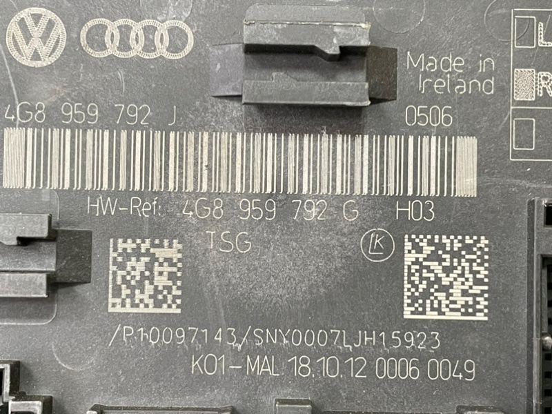 Блок управления дверьми AUDI A6 C7 2013 4G