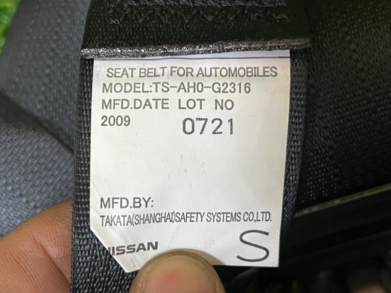 Ремень безопасности NISSAN TEANA 2009 J32