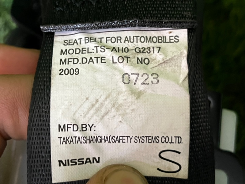 Ремень безопасности NISSAN TEANA 2009 J32