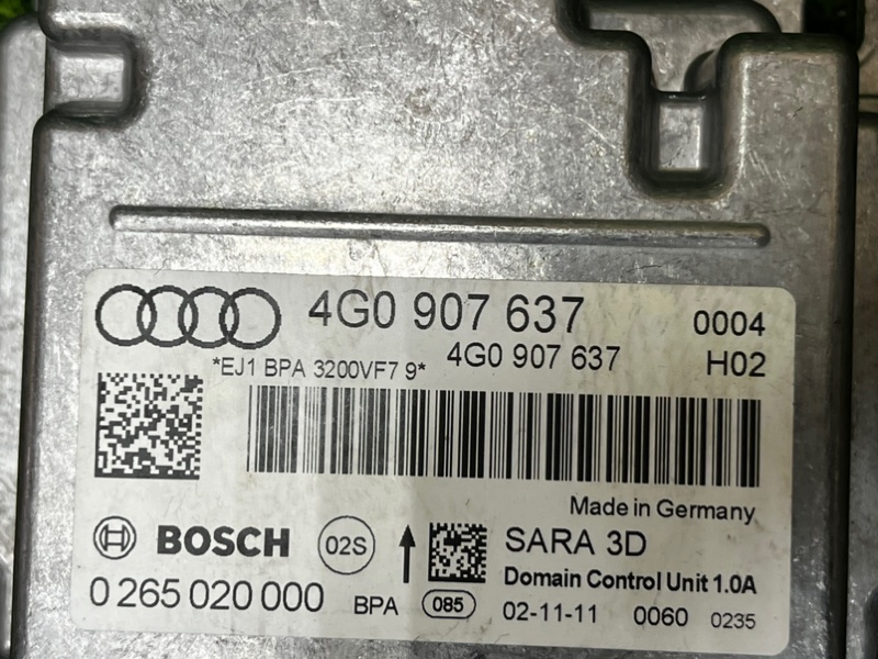 Блок управления (ЭБУ), Подушками безопасности AUDI A6 C7 AVANTE 2012 4G