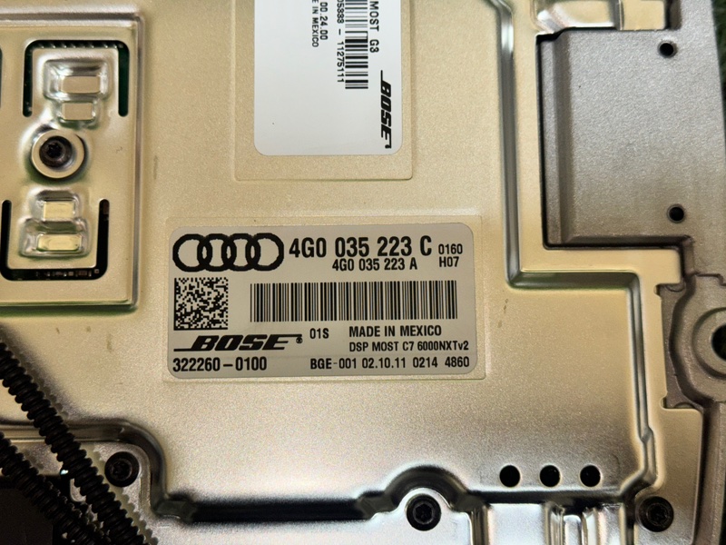 Усилитель звука AUDI A6 C7 AVANTE 2012 4G