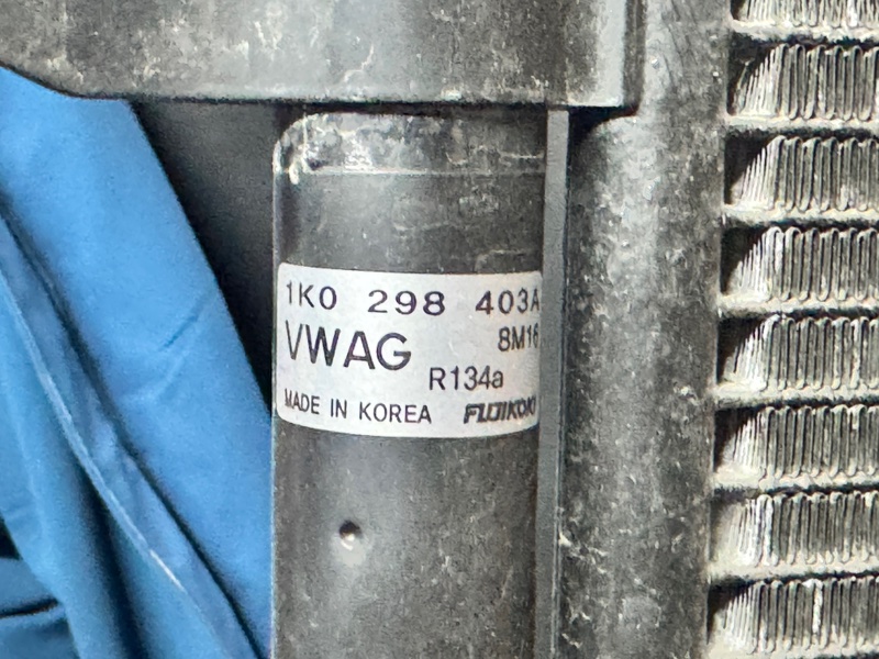 Радиатор кондиционера AUDI A3 2006 8P