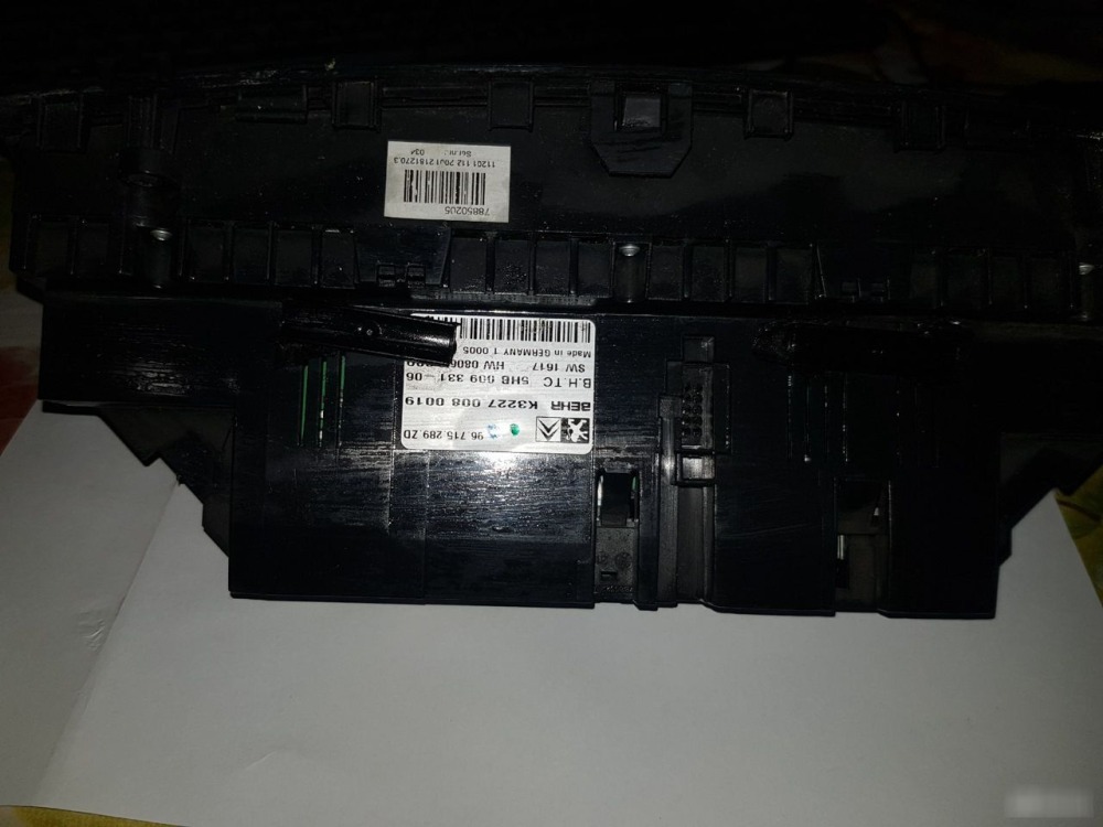 Панель управления климатом Citroen C5 2008-2014 X7