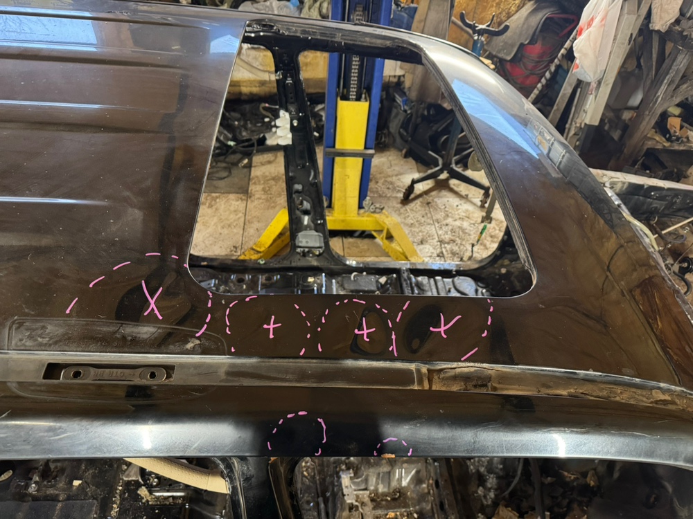 Крыша Lexus Lx 470 2005 J100