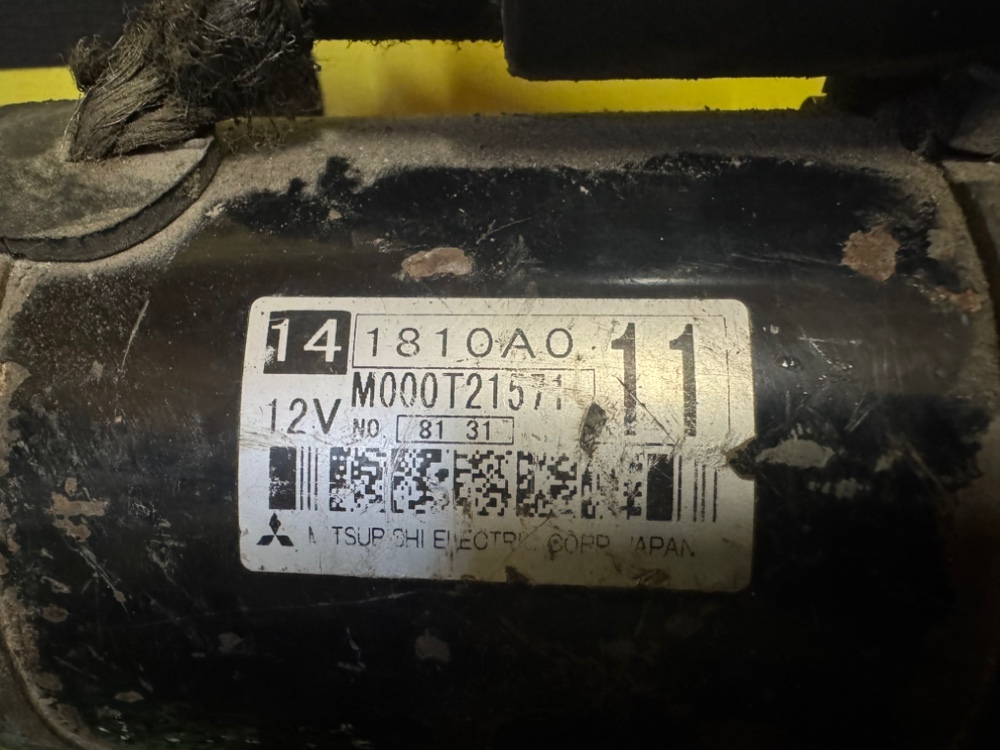 Стартер Mitsubishi Lancer 2008 X