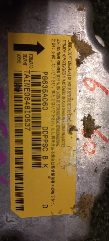 Блок подушек безопасности Mitsubishi Lancer 2008 X