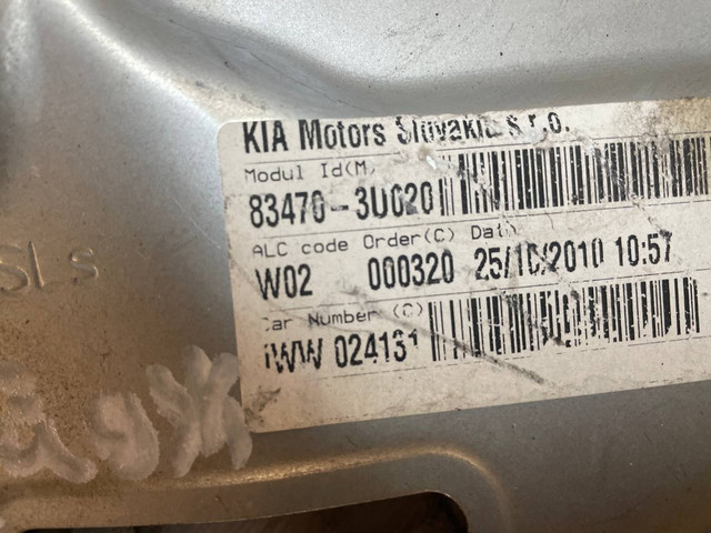 Стеклоподъемник Kia Sportage 2010-2015 SL