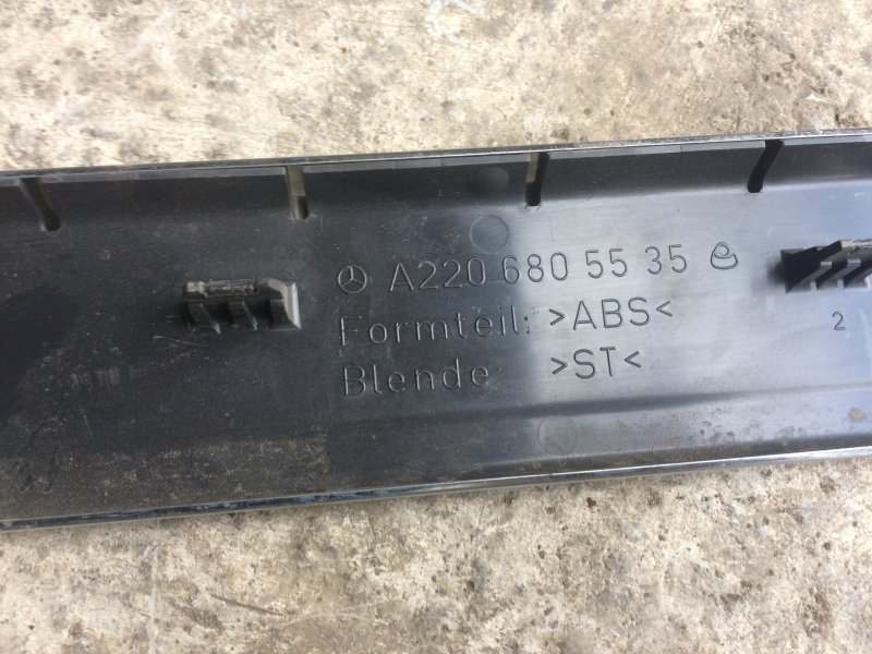 Накладка порога Mercedes-Benz S-klasse 2000 W220