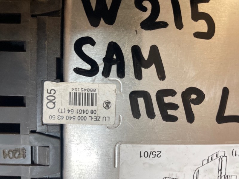 Блок предохранителей SAM Mercedes CL-Class 2001 W215