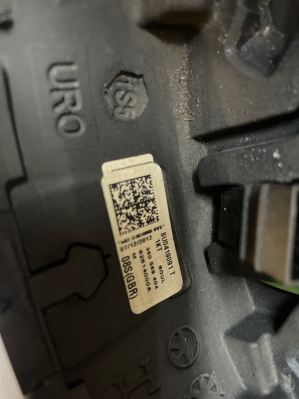 Рулевое колесо Audi Q3 2013 8UB