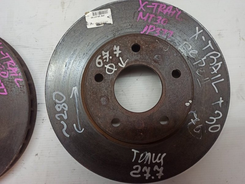Тормозной диск Nissan X-Trail 2000-2007 NT30