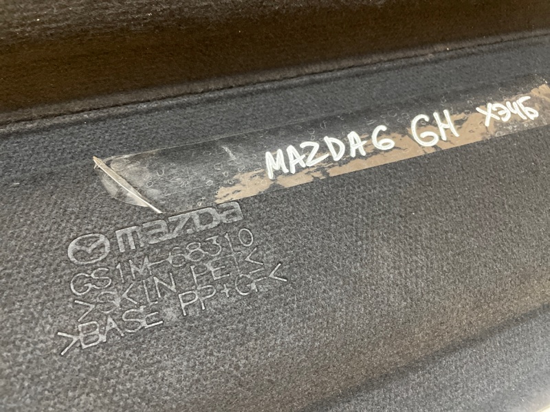 Полка багажника Mazda 6 2008 GH