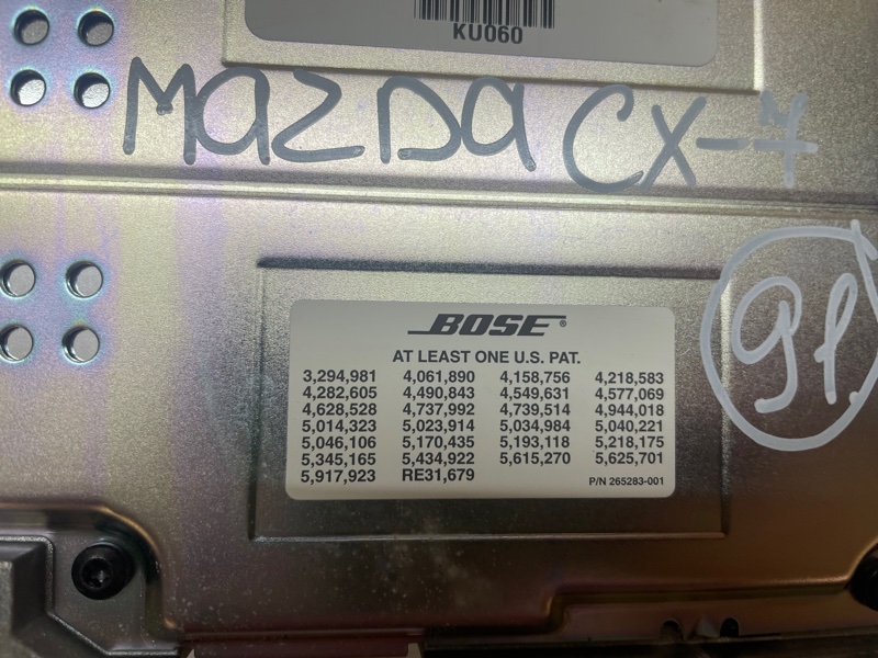 Усилитель звука BOSE Mazda CX-7 2007 ER