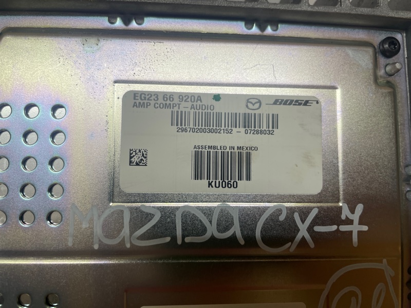 Усилитель звука BOSE Mazda CX-7 2007 ER