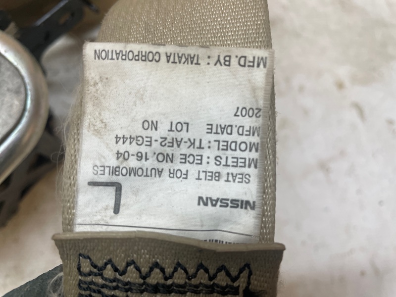 Ремень безопасности Infiniti FX35 2007 S50