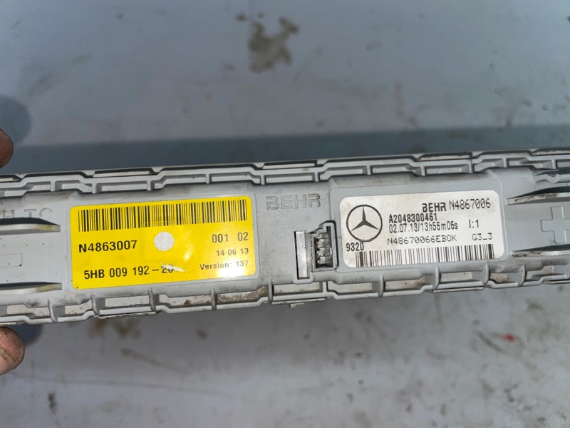 Радиатор печки MERCEDES-BENZ E-Class 2014 W212