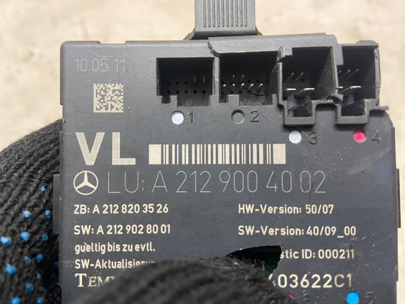 Блок управления дверьми Mercedes-Benz E-Class 2011 W212