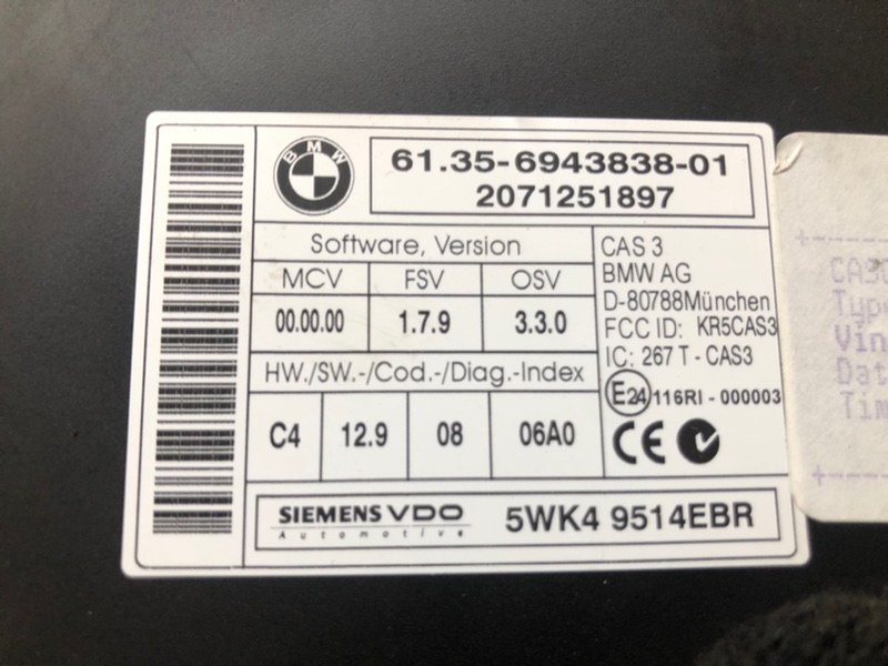 Блок электронный BMW X5 2007 E70