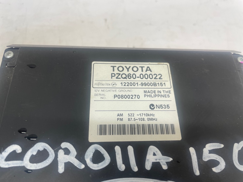 Магнитола Toyota Corolla 2008