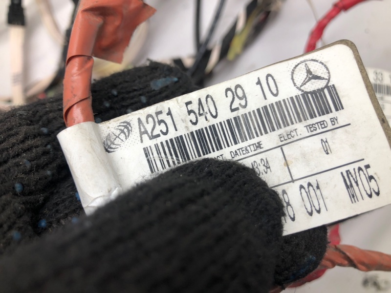 Проводка салона Mercedes-Benz R-Class 2006 R 350