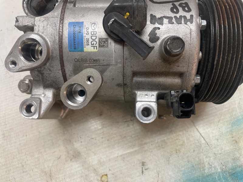Компрессор кондиционера Mazda Mazda 3 2020 BP