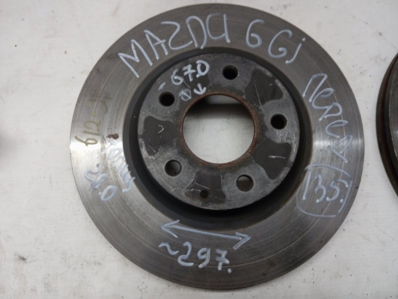 Тормозной диск Mazda Mazda 6 GJ