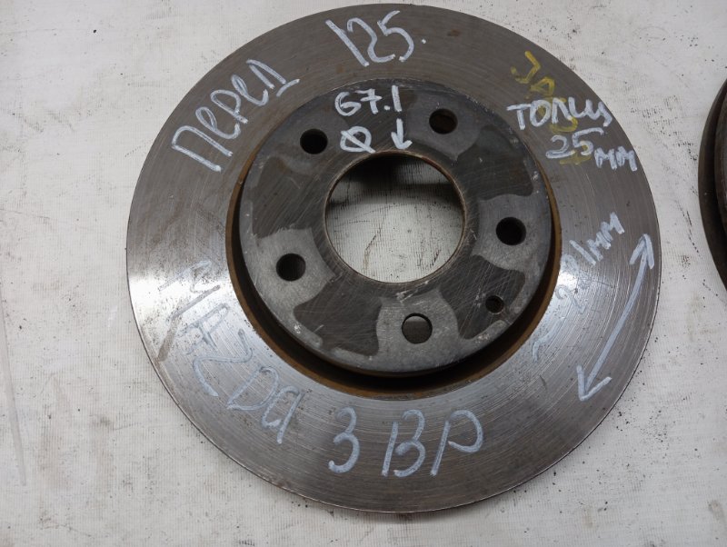 Тормозной диск Mazda Mazda 3 2020 BP