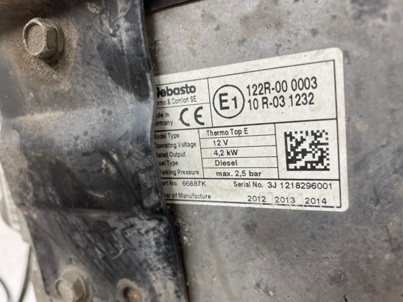 Предпусковой подогреватель Toyota Hilux 2012