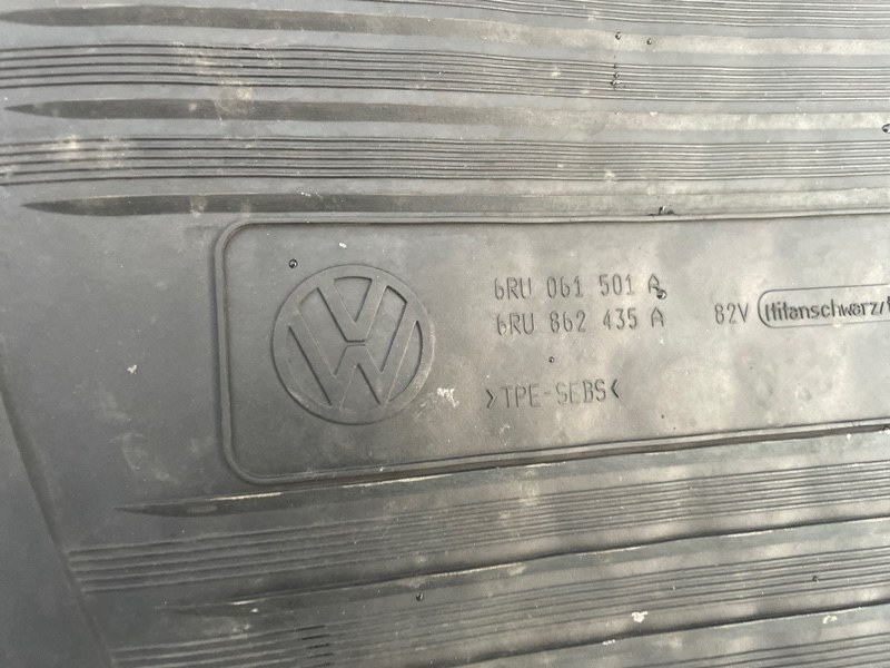 Коврик салона Volkswagen Polo 2013 MK5