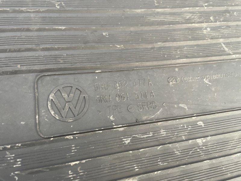 Коврик салона Volkswagen Polo 2013 MK5