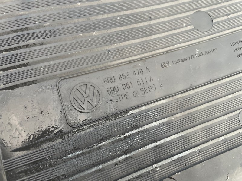 Коврик салона Volkswagen Polo 2013 MK5