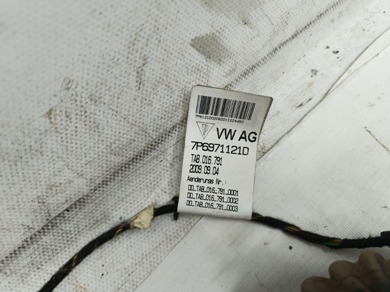 Проводка двери Volkswagen Touareg 2012 7P5,7P6