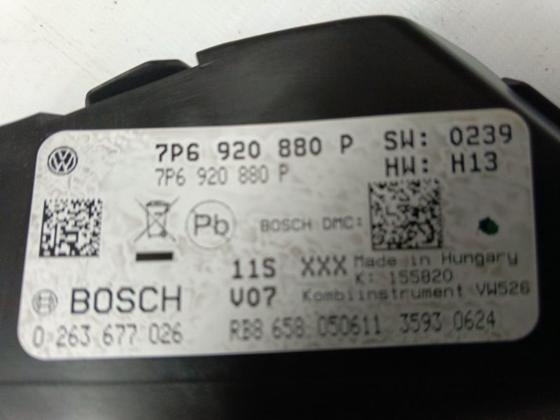 Панель приборов Volkswagen Touareg 2012 7P5,7P6