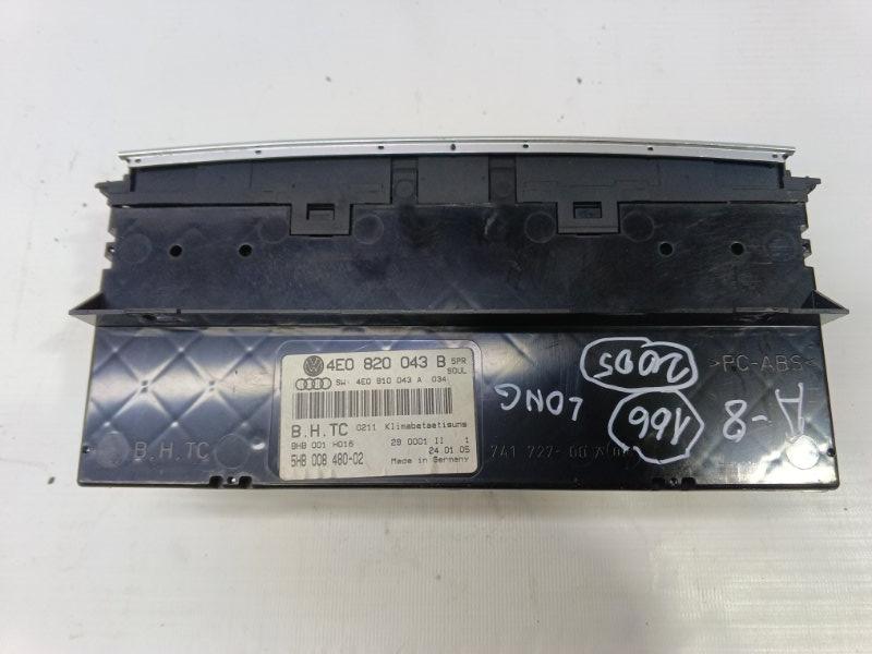 Блок управления отопителем Audi A 8 2005 4E2, 4E8