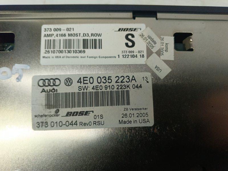 Усилитель звука Audi A 8 2005 4E2, 4E8