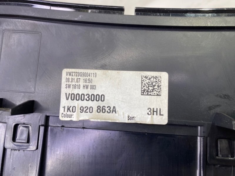 Панель приборов Volkswagen Jetta 2007 1K2