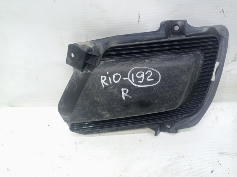 Заглушка ПТФ Kia Rio 2010