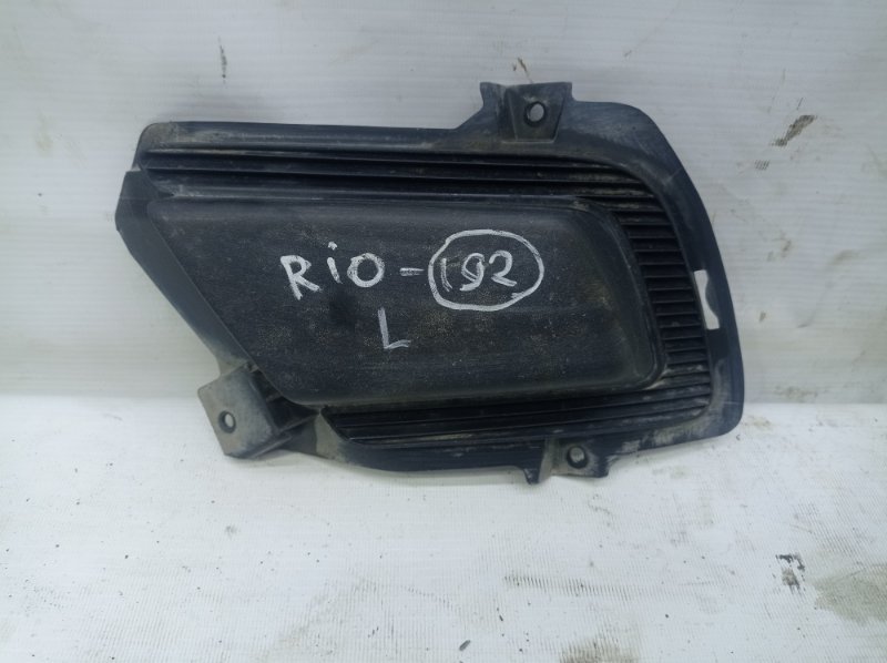 Заглушка ПТФ Kia Rio 2010