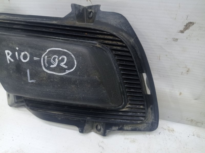 Заглушка ПТФ Kia Rio 2010