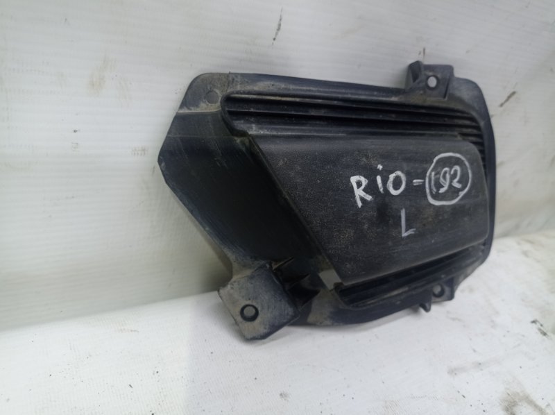 Заглушка ПТФ Kia Rio 2010