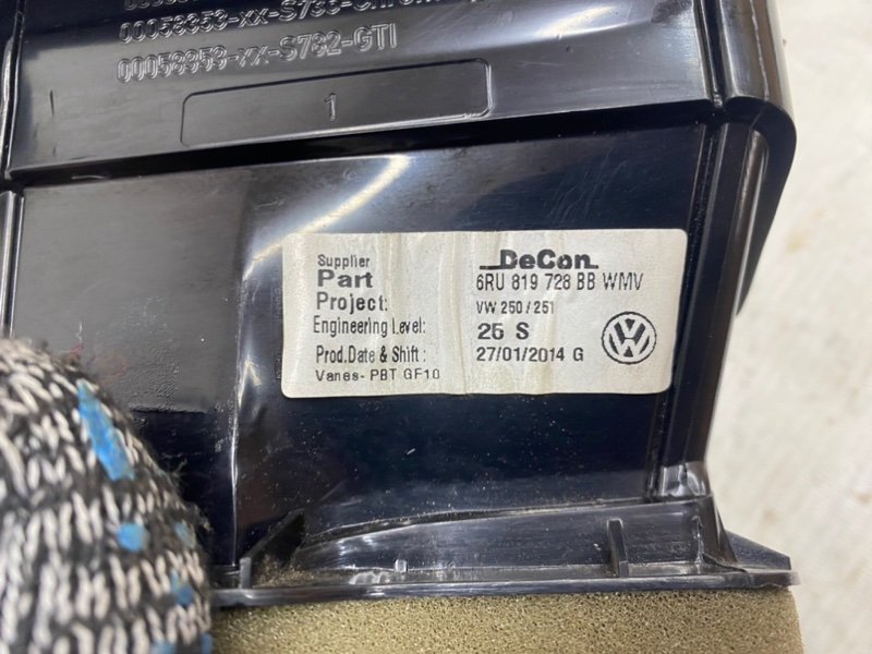 Дефлектор воздушный Volkswagen Polo